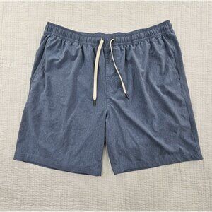 Fair Harbor Swim Trunks Shorts Men’s XXL Blue The Anchor Lined 8" Stretch